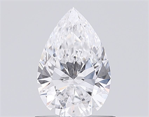 Picture of Natural Diamond 0.80 Carats, Pear with  Cut, D Color, SI1 Clarity and Certified by GIA