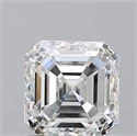 Natural Diamond 1.50 Carats, Asscher with  Cut, H Color, VVS2 Clarity and Certified by GIA