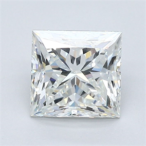 Foto Diamante Natural 1.44 quilates, Princesa , Color J, claridad VVS1 y certificado GIA de