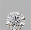 Natural Diamond 0.42 Carats, Round with Very Good Cut, D Color, SI2 Clarity and Certified by GIA