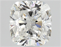 Natural Diamond 1.01 Carats, Cushion with  Cut, F Color, VVS1 Clarity and Certified by GIA