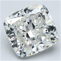Natural Diamond 4.50 Carats, Cushion with  Cut, I Color, SI1 Clarity and Certified by GIA
