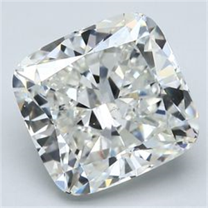 Picture of Natural Diamond 4.50 Carats, Cushion with  Cut, I Color, SI1 Clarity and Certified by GIA