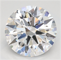Lab Grown Diamond 3.12 Carats, Round with Ideal Cut, D Color, IF Clarity and Certified by IGI