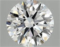 Lab Grown Diamond 1.48 Carats, Round with Ideal Cut, E Color, VS1 Clarity and Certified by IGI