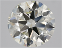 Diamante Natural 1.70 quilates, Redondo , Color K, claridad VVS2 y certificado HRD