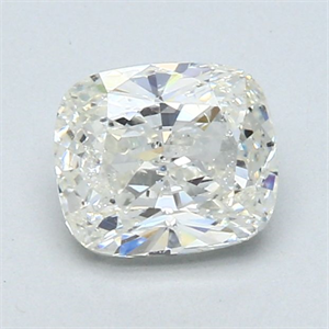 Foto Diamante Natural 1.21 quilates, Del cojín , Color I, claridad I1 y certificado GIA de