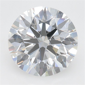 Picture of Lab Grown Diamond 3.78 Carats, Round with Excellent Cut, D Color, VVS1 Clarity and Certified by GIA