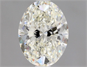 Natural Diamond 1.01 Carats, Oval with  Cut, J Color, VVS2 Clarity and Certified by GIA
