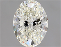 Natural Diamond 1.01 Carats, Oval with  Cut, J Color, VVS2 Clarity and Certified by GIA