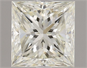 Natural Diamond 0.50 Carats, Princess with  Cut, I Color, VS1 Clarity and Certified by IGI