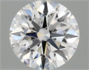 Del inventario de diamantes de laboratorio, 2.04 quilates, Redondo , Color E, claridad VVS2 y certificado IGI
