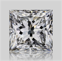 Diamante Natural 1.71 quilates, Princesa , Color F, claridad VVS2 y certificado GIA