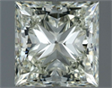 Natural Diamond 0.70 Carats, Princess with  Cut, K Color, VVS1 Clarity and Certified by IGI