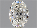 Natural Diamond 0.90 Carats, Oval with  Cut, I Color, VS2 Clarity and Certified by GIA