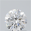 Natural Diamond 0.70 Carats, Round with Excellent Cut, E Color, VVS1 Clarity and Certified by GIA