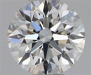 Picture of Natural Diamond 0.70 Carats, Round with Excellent Cut, F Color, VVS1 Clarity and Certified by GIA