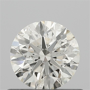 Foto Diamante Natural 0.61 quilates, Redondo , Color K, claridad I1 y certificado GIA de