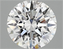 Lab Grown Diamond 2.01 Carats, Round with Excellent Cut, D Color, VVS2 Clarity and Certified by IGI