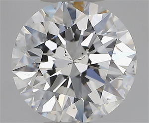 Foto Diamante Natural 0.80 quilates, Redondo , Color E, claridad SI1 y certificado GIA de