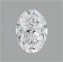 Natural Diamond 2.13 Carats, Oval with  Cut, D Color, SI1 Clarity and Certified by GIA