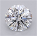 Del inventario de diamantes de laboratorio, 2.03 quilates, Redondo , Color D, claridad VVS2 y certificado IGI