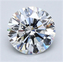 Natural Diamond 1.85 Carats, Round with Very Good Cut, E Color, VS1 Clarity and Certified by GIA