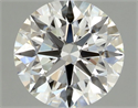 Natural Diamond 0.81 Carats, Round with Excellent Cut, I Color, VVS2 Clarity and Certified by GIA
