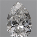 Natural Diamond 0.51 Carats, Pear with  Cut, E Color, I1 Clarity and Certified by GIA