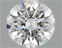 Lab Grown Diamond 1.10 Carats, Round with Ideal Cut, D Color, VVS2 Clarity and Certified by IGI