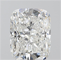 Natural Diamond 2.50 Carats, Cushion with  Cut, F Color, VS2 Clarity and Certified by GIA
