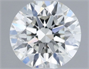 Diamante Natural 0.50 quilates, Redondo , Color H, claridad VS2 y certificado IGI