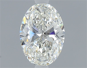 Picture of Natural Diamond 0.40 Carats, Oval with  Cut, I Color, VS2 Clarity and Certified by GIA