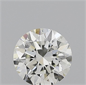 Diamante Natural 0.60 quilates, Redondo , Color J, claridad VVS2 y certificado GIA