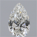Natural Diamond 0.50 Carats, Pear with  Cut, G Color, SI1 Clarity and Certified by IGI
