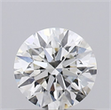 Diamante Natural 0.58 quilates, Redondo , Color I, claridad VVS1 y certificado GIA