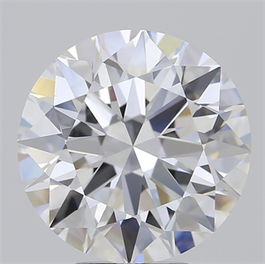 Picture of Lab Grown Diamond 5.00 Carats, Round with Ideal Cut, D Color, IF Clarity and Certified by IGI