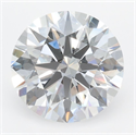 Lab Grown Diamond 3.29 Carats, Round with Ideal Cut, D Color, IF Clarity and Certified by IGI