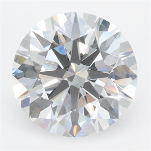 Picture of Lab Grown Diamond 3.29 Carats, Round with Ideal Cut, D Color, IF Clarity and Certified by IGI