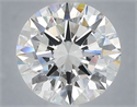 Lab Grown Diamond 6.01 Carats, Round with Excellent Cut, E Color, VVS1 Clarity and Certified by IGI