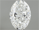 Diamante Natural 0.50 quilates, Ovalado , Color F, claridad IF y certificado GIA