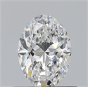 Natural Diamond 0.60 Carats, Oval with  Cut, E Color, VS1 Clarity and Certified by GIA