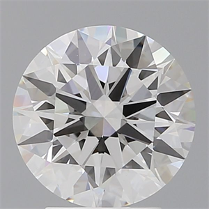 Picture of Lab Grown Diamond 3.07 Carats, Round with Ideal Cut, E Color, VVS2 Clarity and Certified by IGI