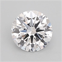 Lab Grown Diamond 1.03 Carats, Round with Ideal Cut, D Color, VVS1 Clarity and Certified by IGI