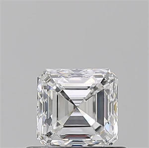 Foto Diamante Natural 0.60 quilates, Asscher , Color E, claridad VS2 y certificado GIA de