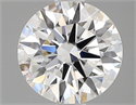 Lab Grown Diamond 1.02 Carats, Round with Ideal Cut, D Color, VS1 Clarity and Certified by IGI