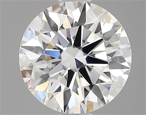 Picture of Lab Grown Diamond 1.02 Carats, Round with Ideal Cut, D Color, VS1 Clarity and Certified by IGI
