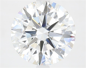 Picture of Lab Grown Diamond 4.43 Carats, Round with Ideal Cut, G Color, VS1 Clarity and Certified by IGI