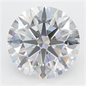 Lab Grown Diamond 4.08 Carats, Round with Excellent Cut, D Color, VVS1 Clarity and Certified by GIA