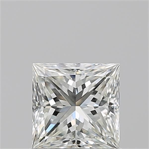 Picture of Natural Diamond 0.90 Carats, Princess with  Cut, I Color, VVS1 Clarity and Certified by GIA
